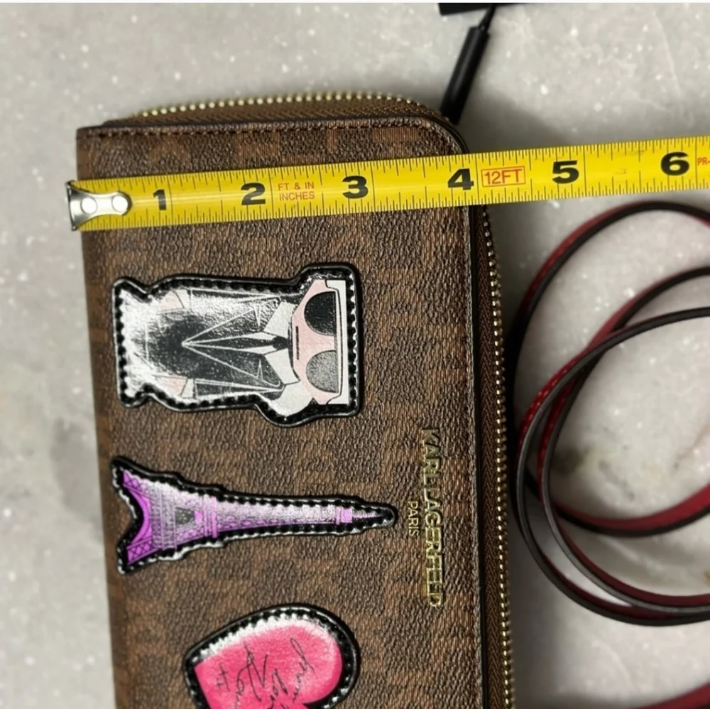 Karl lagerfeld crossbody wallet NWT - Picture 5 of 6
